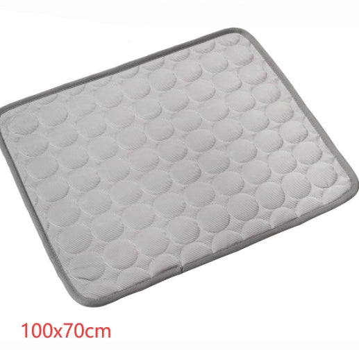 US Local Pet Dog Cat Ice Silk Cold Nest Pad For Cooling In Summer