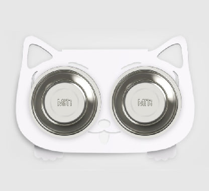 US Local Anti-falling Cat Dog Feeding Water Bowl