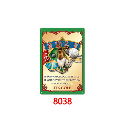 US Local Tin Painting Bar Clothing Store Home Wall Decoration