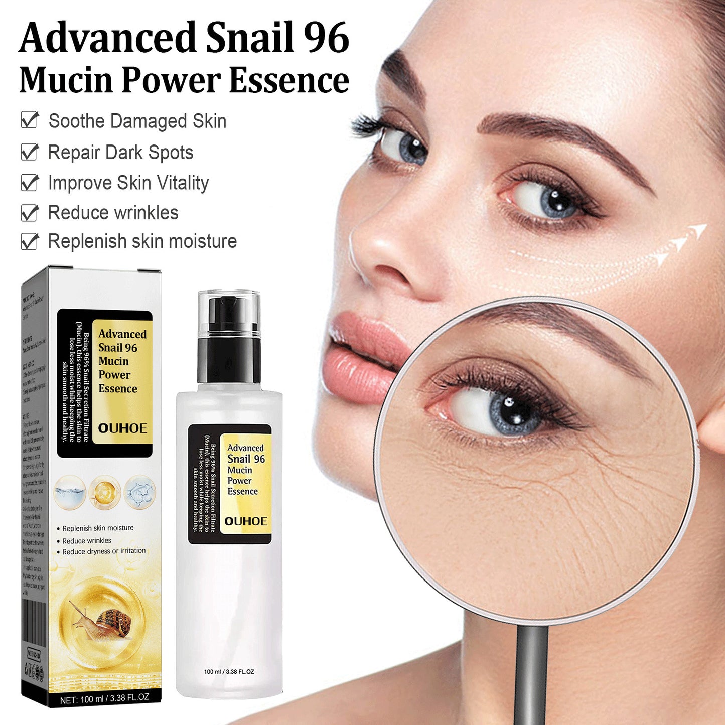 USA Local Snail Serum Collagen Facial Serum Original