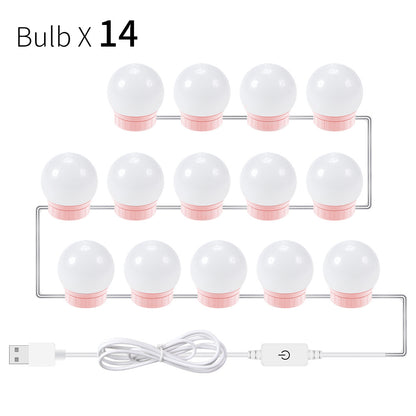 US Local USB Touch Switch LED Mirror Light Bulb