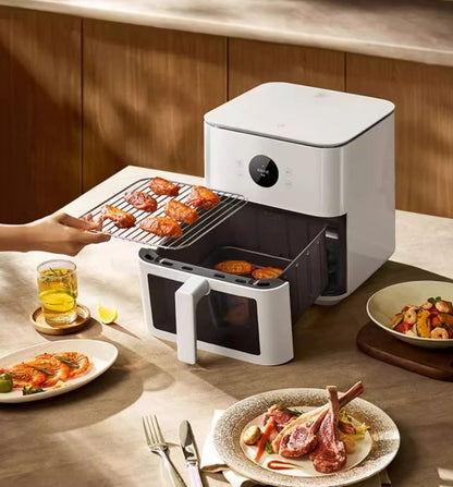 Visual Non Flip Electric Fryer Oven