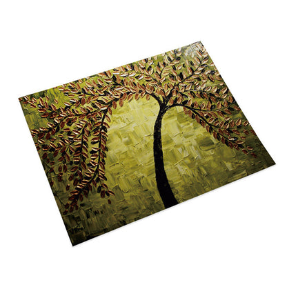 Retro tree pattern placemat