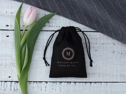 US Local Flannel Jewelry Packaging Drawstring Drawstring Pocket Mobile Power Earphone Storage Bag