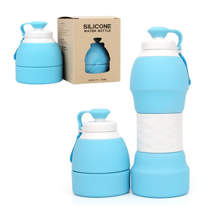 US Local Silicone folding water bottle