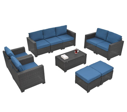 US Local 10 Piece Patio Furniture Set