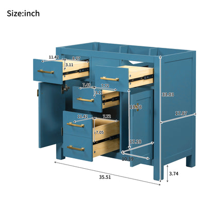 US Local Solid Wood Bathroom Storage Cupboards