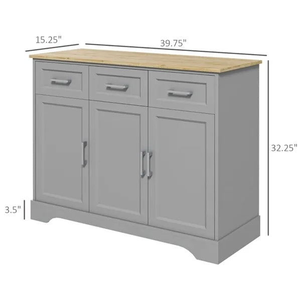 US Local Kitchen Cabinet-Gray