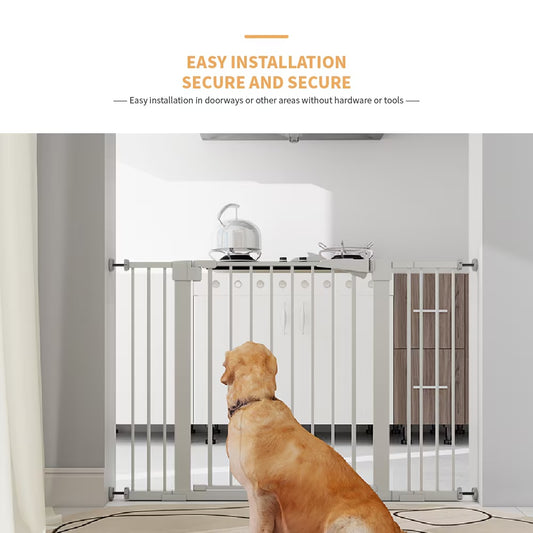 US Local High White Child Safety Gate For Baby Door Barrier With Extensions