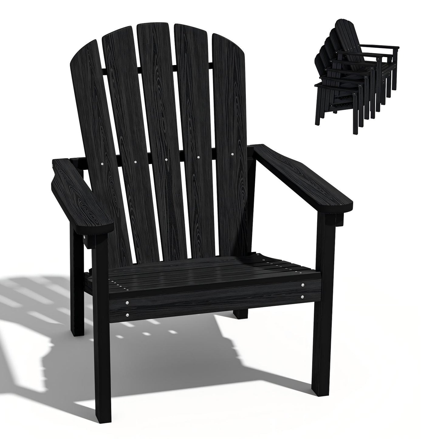 US Local Stackable Adirondack Chairs