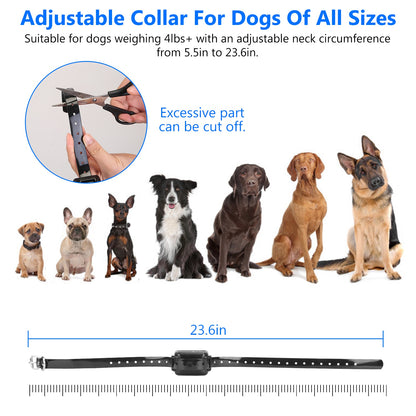 US Local 1Set Wireless Electric Dog Fence Pet Shock Boundary Containment System Electric Training Collar For Small Medium Large Dogs