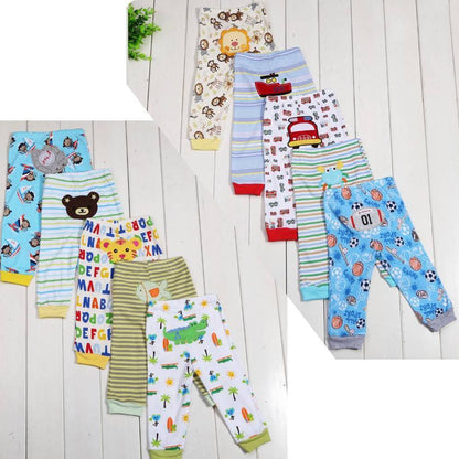 US Local Cartoon print children's leggings 5 pieces