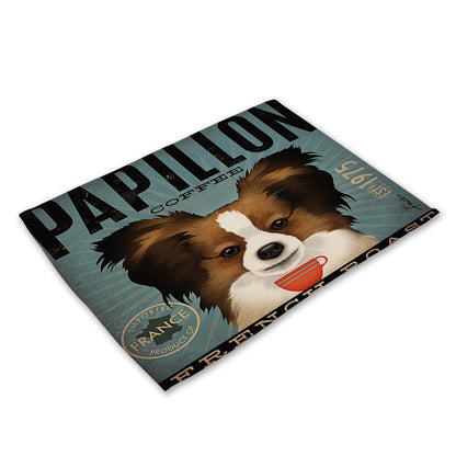 Nordic cartoon animal series placemat