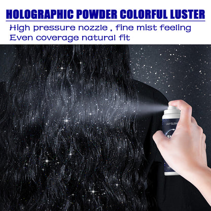 US Local Brightening Glitter Spray Collarbone Hair Halloween Party Nightclub Dress Film Highlighter Spray Powder