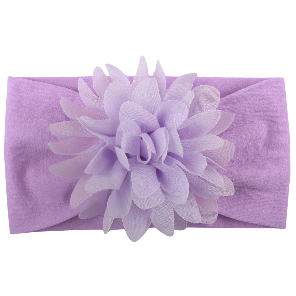 US Local Creative Chiffon Flower Headband Baby Hair Accessories Cute Princess Headband