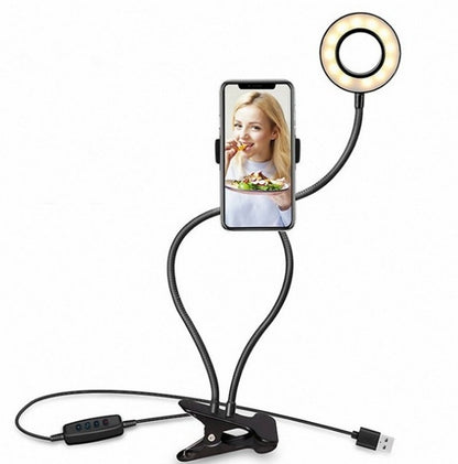 US Local LED Selfie Ring Light for Live Adjustable Makeup Light-8cm Stand
