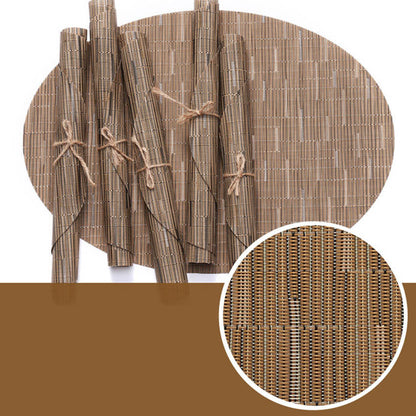 Teslin bamboo pattern western placemat