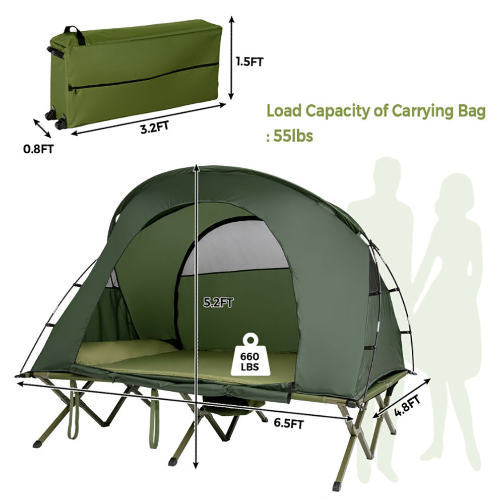 US Local 2-Person Outdoor Camping Tent With External Cover