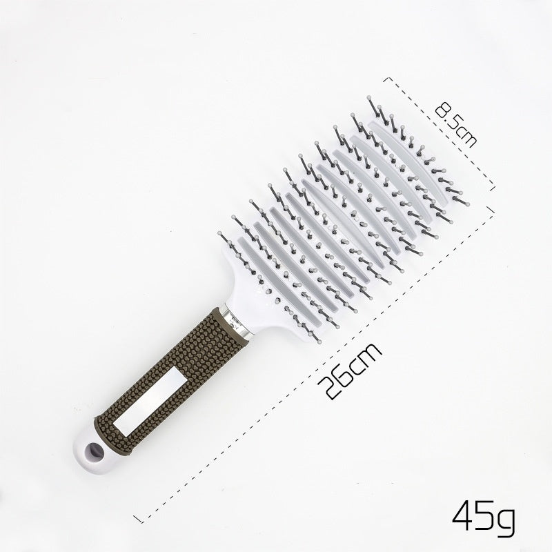 US Local Hairbrush Anti Klit Brushy Haarborstel Women Detangler Hair Brush Bristle Nylon Scalp Massage  Teaser Hair Brush Comb