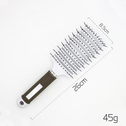 US Local Hairbrush Anti Klit Brushy Haarborstel Women Detangler Hair Brush Bristle Nylon Scalp Massage  Teaser Hair Brush Comb