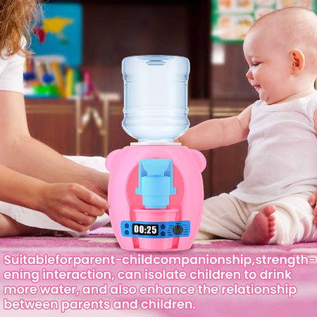 US Local Dowmoo Children's Mini Water Dispenser, Baby Kitchen Toys Mini Fun Every Home Drink Machine Can Water