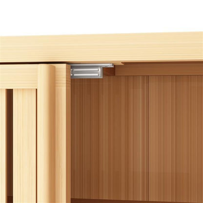 US Local Large Capacity Bamboo Storage Cabinet