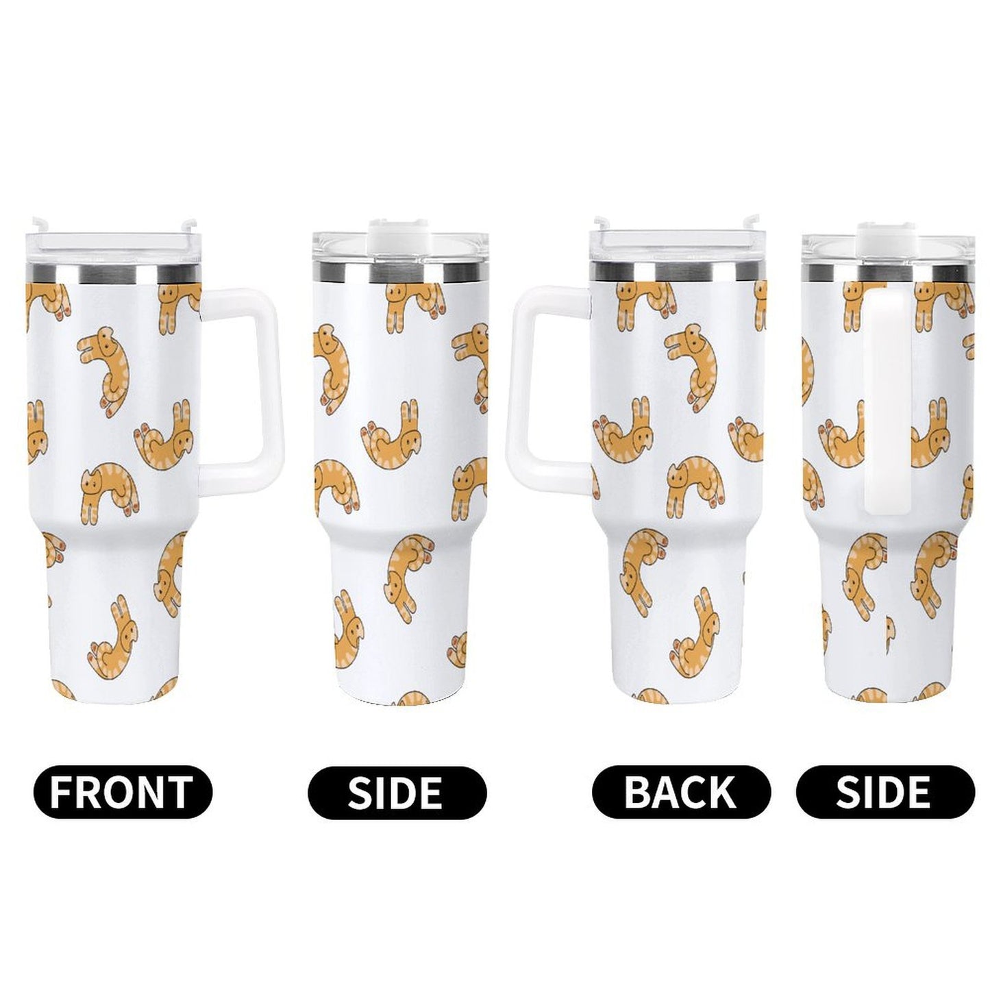 PHDT00243 POD US Local Tumbler 40 oz Large Capacity Car Cup Cat