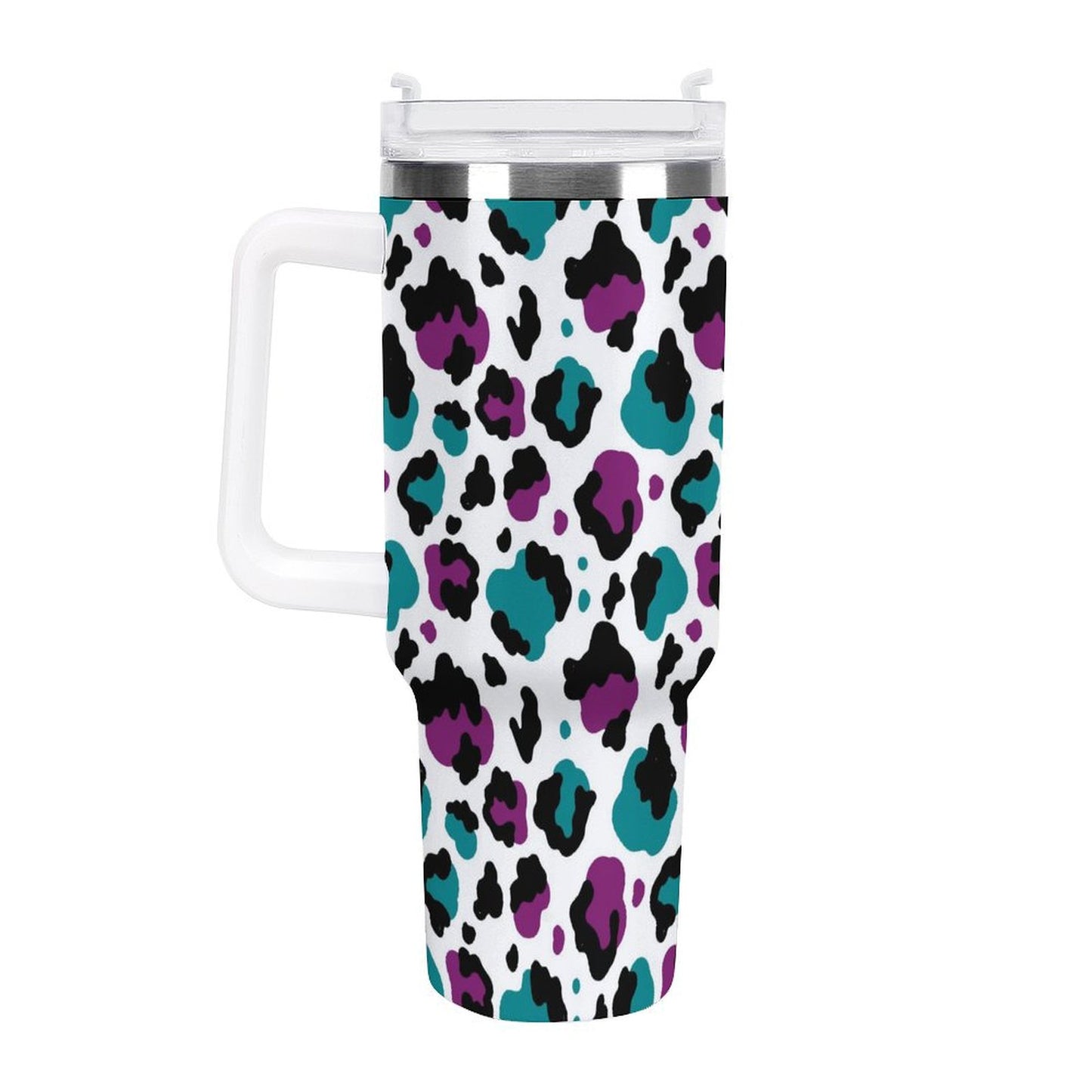 PHDT00394 POD US Local Tumbler 40 oz Large Capacity Car Cup Leopard