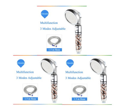 US Local Household Negative Ion Pressurized Shower Head