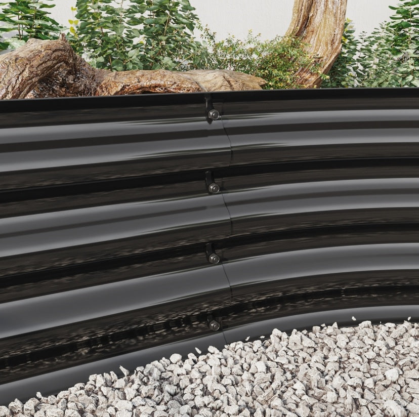 US Local Oval Metal Elevated Garden Bed