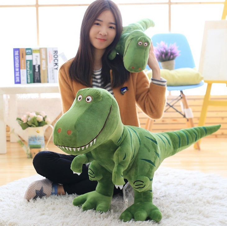 US Local New Dinosaur Plush Toys Cartoon Tyrannosaurus Cute Stuffed Toy Dolls For Kids Children Birthday Gift