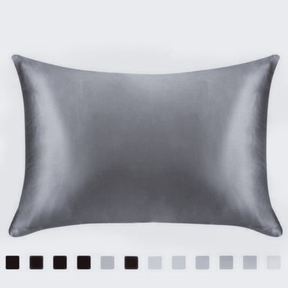 US Local Pillowcase Satin Solid Color Simulation Silk Single Pillowcase Ice Silk Pillowcase