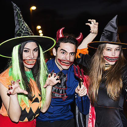 US Local 18 Sheets Halloween Temporary Tattoo Stickers