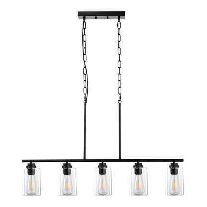 US Local VEVOR 5-Light Kitchen Island Pendant Lights 60W Adjustable Dining Room Light E26