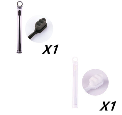 US Local Ultra-fine Toothbrush Super Soft Bristle Deep Cleaning Brush Portable For Oral Care Tools Teeth Care Oral Cleaning Travel