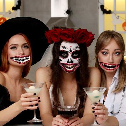 US Local 18 Sheets Halloween Temporary Tattoo Stickers