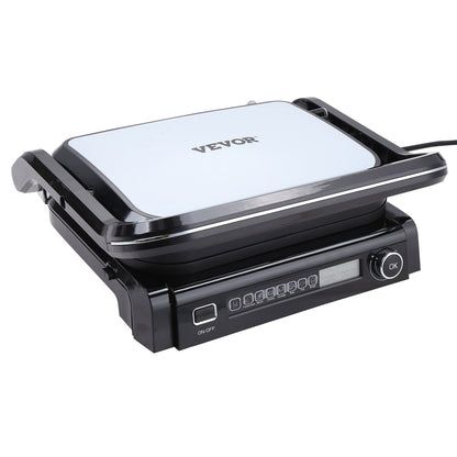 US Local VEVOR 7 IN 1 Commercial Electric Griddle,  1800W Indoor Countertop Grill, Stainless Steel Restaurant Teppanyaki Grill With Non Stick Iron Cooking Plate,  Adjustable Temp Control 110V