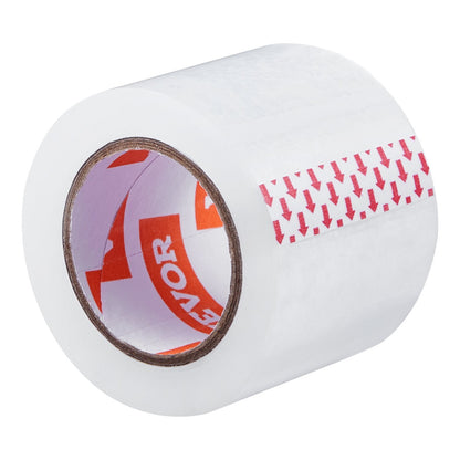 US Local Clear Packing Tape 6 Rolls 25 Yards Clear Shipping Tape With Dispenser 2.7 Mil