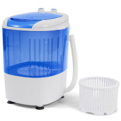 US Local Only Supports Self Pickup  Mini Washer, Portable, With Spin Dryer, 5.5 Lb Capacity Washer, Spin Timer Control, Compact Washer For Homes, Apartments, RVs, Available In Two Colors