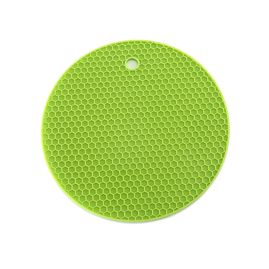 Square honeycomb cushion silicone placemat