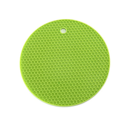 Square honeycomb cushion silicone placemat