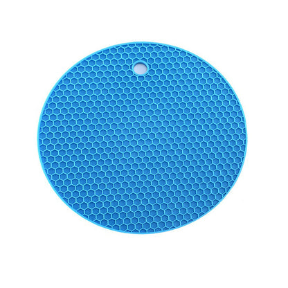 Square honeycomb cushion silicone placemat
