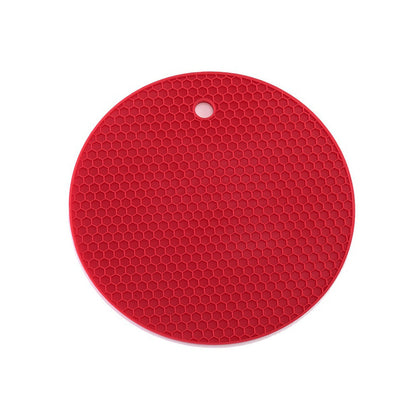 Square honeycomb cushion silicone placemat