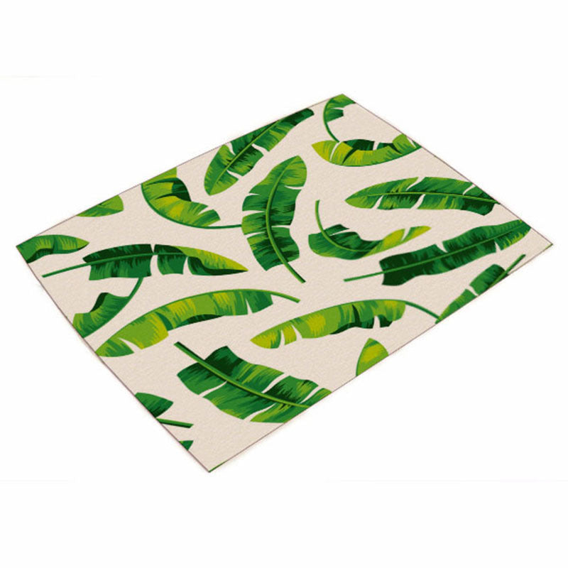 Green Plant Leaf Placemat Wedding Placemat Party