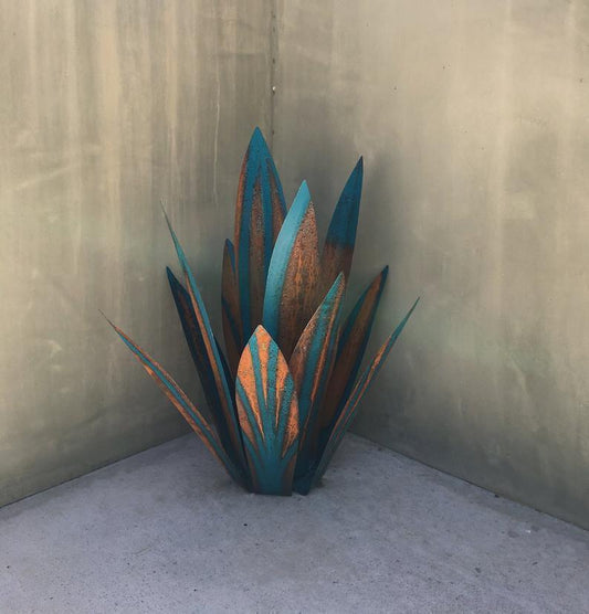 USA Local New Cross-Border Iron Art Agave Plant Ornaments Agave Garden Ornaments