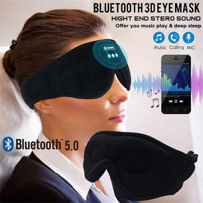 US Local Wireless Call Stereo Music Blackout Sleep Eye Mask
