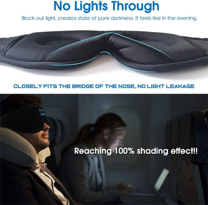 US Local Wireless Call Stereo Music Blackout Sleep Eye Mask