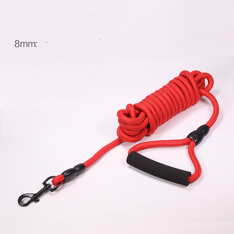 Dog Walking Traction Rope Lengthened And Bold Dog Training Running Traction Rope