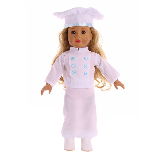US Local Doll Clothes Americangirl Accessories Chef Clothes