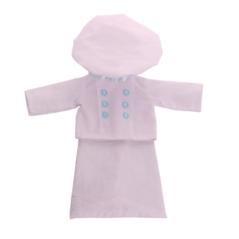 US Local Doll Clothes Americangirl Accessories Chef Clothes
